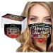 ZQP 100PCS Disposable Printed Face_Mask 3 Ply_Mask with Elastic Ear Loop 2021 Happy New Year Disposable Face_Mask Breathable 3-Layer Elastic Earloops Protective Disposable_Masks Festival Party - Buy Online on GoSupps.com