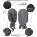 Osvyo Bamboo Chemo Headscarf for Women - Dark Gray Turban for Hair Loss | Cancer Patient Headgear in Sealed Packaging - Buy Online on GoSupps.com