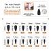 Morily 24pcs Matte Black Stiletto Almond Fake Nails - Medium Long Press on False Tips for Women and Girls - Buy Online on GoSupps.com