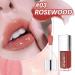 Long Lasting Plumping Lip Oil - Hydrating Tinted Gloss for Dry Lips (03Rosewood) - Buy Online on GoSupps.com