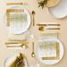 PAW 3-Layer Colorful Paper Napkins - 20 Pieces (33x33 cm) | Perfect for Birthdays Weddings Parties & Celebrations | Elegant Gold Confetti Design - Buy Online on GoSupps.com