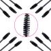 100PCS Black Eyelash Brushes Mascara Wands Eye Lash Eyebrow Cosmetic Makeup Brush Tool Kits - Buy Online on GoSupps.com