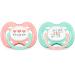 Philips AVENT SCF172/02 Pacifier Freeflow 0-6 months girl multi-coloured girl flowers