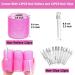 Gneufvie Locken Wrap Set - 24 Heatless Curlers & Clips for Long/Short Hair | Large Self-Adhering Hair Rollers & Stainless Steel Duck Bill Clips - Buy Online on GoSupps.com