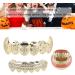 Hip Hop Teeth Bracket Brace Brass Material Multipurpose Wearable for Music Concerts Halloween for Party(Gold-XHYT1016) - Buy Online on GoSupps.com