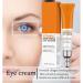Vitamin C Eye Cream for Dark Circles & Puffiness - Advanced Anti-Aging Treatment with Hyaluronic Acid for Men & Women - Buy Online on GoSupps.com
