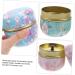 PRETYZOOM 4pcs Loose Powder Can Empty Tea Holder Make up Holder Metal Tea Delicate Tea Jar Tool Miss Simple - Buy Online on GoSupps.com