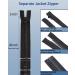 Wavebeexs 28 Inch Black Plastic Coat Zipper - Pack of 3 | Durable Separating Zipper for Jackets, Coats, Sweatshirts, Parkas and More - Buy Online on GoSupps.com