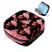 Christmas hat pink red gifts flamingo pattern sanitary napkins storage bag menstruation pad bag pocket portable menstrual cup pocket with zipper for teenage girls women women
