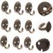 Alipis 30 Pcs Single Hook Antique Wall Hook Hat Hanger Entryway Coat Hanging Hooks Zinc Alloy - Buy Online on GoSupps.com