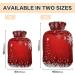 KCL Deci Hot Water Bottle with Cover - Red Christmas Tree 2L Foot Warmer for Pain Relief & Heat Therapy - Buy Online on GoSupps.com