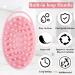 Silicone Body Scrubber Loofah 2 Pack - Exfoliating Bath Brush for Shower - Shampoo Brush - Soft Silicone Body Scrub for Men Women - Pink & Blue - Buy Online on GoSupps.com