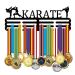 SUPERDANT Karate Medal Hanger Display Japanese Karate Sports Race Medal Holder for 60+ Medal Hanger Display Metal Holder Ribbon Display for Competition Medal Hanging Athlete Gift Taekwondo