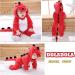 Doladola Unisex Baby Hooded Romper Jumpsuit | Red Dinosaur | 0-3 Months - Buy Online on GoSupps.com