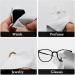 12 Pack Microfiber Glasses Cleaning Cloths - Anti-Static Lint-Free Ideal for Glasses Screens & Tablets (15x18 cm Gray) - Buy Online on GoSupps.com