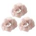 3 Pack Oversized Organza Hair Scrunchies Elastic Fluffy Hair Ties for Women/Girls Chiffon Hair Scrunchies Elastic Hair Ties Hair Accessories Decorations (Light Pink)