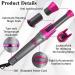 Automatic Curling Iron - Rotating Hair Curler with 3 Interchangeable Barrels for Beach Waves Adjustable Temps & LCD Display - Dual Voltage eCommerce - Buy Online on GoSupps.com