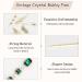 10 Vintage Rhinestone Decorative Hair Pins - Handmade Green Crystal Barrettes and Bobby Pins for Women - Buy Online on GoSupps.com
