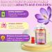 Lofei Saffron Supplements Gummies for Kids & Adult 12-in-1 Formula with Saffron 88.5mg Vitamin B6 D3 B12 Magnesium Zinc St.John's Wort Ashwagandha Support Zzz Strawberry Flavor 60 Count(Pack of 1) - Buy Online on GoSupps.com