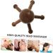 Ultechnovo 6 STK Portable Massager - Octopus Head Massager Heated Eye Pads & Wooden Spa Tools for Slimming & Relaxation - International Shipping Available - Buy Online on GoSupps.com