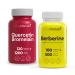 LongLifeNutri Quercetin 1000 mg with Bromelain 200 mg & Berberine HCl 500 mg Bundle 120 + 180 Vegetarian Capsules 2 6 Month Supply Botanical Alkaloid Complex Non-GMO GMP Certified Made in USA