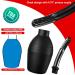 10oz Silicone Enema Bulb Douche for Men & Women - Reusable & Leakproof Douche Ball with 8 Flushing Holes - Colon Cleansing & Anal Hygiene - Black - Buy Online on GoSupps.com