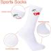 Retro Sports Socks for Women & Men - 6 Pairs Tennis & Stripe Long White Socks - International Shipping - Buy Online on GoSupps.com