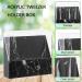 Dfsuiwk 8-Hole Acrylic Eyelash Tweezers Holder Stand with Dust Cover - Black | Organizer Storage Display Box for Beauty Salons - Buy Online on GoSupps.com
