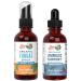 MaryRuth Organics Throat Spray (Unflavored) & Lymphatic Cleanse Drops | USDA Organic Clean Label Project Verified | Vitamins for Throat Relief Immunity & Overall Health | Vegan Gluten Free Non-G