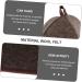 Ganazono Filz Saunahut | Men's Satin Sleep & Shower Hat | Women's Wool Felt Gray Sauna Hat | Portable & Reusable Spa Set - Buy Online on GoSupps.com