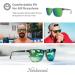 Knockaround Fast Lanes Sport Polarized Running Sunglasses - Clear Grey/Green - UV400 Protection - Buy Online on GoSupps.com