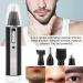 Buy USB Rechargeable Ear & Nose Hair Trimmer - Waterproof Dual Edge Blades for Men & Women | Best Professional Nose Hair Clipper - Buy Online on GoSupps.com