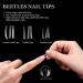 Beetles 3 Styles Acrylic Nail Tips - 488 Pcs Clear False Nails for Acrylic/Dip Powder/Poly Gel Extension - DIY Nail Art Kit - Buy Online on GoSupps.com