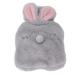 Hot Water Bottle 1000 ml Capacity PVC Coated Hot Water Bottle for Home (Gray)