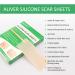 Reusable Silicone Scar Removal Sheets for C-Section, Burn Injuries, Acne & Stretch Marks - 4 Sheets 3x1.6 inch - MOMEI - Buy Online on GoSupps.com
