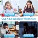 Buy Mivo Eye Massager with Heat - Rechargeable Heated Eye Mask for Headache Relief Dry Eyes & Screen Fatigue - Perfect Gift for Travel & Stress Relief - Buy Online on GoSupps.com
