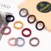 80 Cotton Hair Ties for Women | Multicolored & Black Elastic Hair Bands | Perfect Ponytail Holders - Buy Online on GoSupps.com