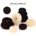 9 Pieces Donut Bun Maker Hair Bun Maker Bun Maker Bun Maker Ring Style with 12 Pieces Hair Bands and 32 Pieces Hair Pins (Black Brown Beige) - Buy Online on GoSupps.com