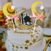 6pcs Crescent Moon Glitter Cupcake Toppers - Cake Decorations - Party Decor Celebration Ramadan Eid Cake Decorations - Buy Online on GoSupps.com
