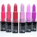 6 KLEANCOLOR MADLY MATTE LIPSTICK SET BOLD VIVID PURPLE PINK RED LIP STICK + FREE EARRING by Kleancolor