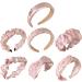 amangul Headband For Women Knotted Knot Headband Padded Headband Wide Headband Pleat Headband Rose Headband(Flower Glossy) - Buy Online on GoSupps.com