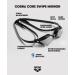 ARENA Men's Cobra Core Swipe Mirror Swimming Goggles - One Size Silver | International Shipping Available - Buy Online on GoSupps.com