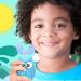 FLINEVE Kids U-Shaped Electric Toothbrush - 3 Cleaning Modes, Whitening Massage, Cartoon Design, Blue, Ages 7-15 - Buy Online on GoSupps.com