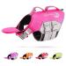 ThinkPet Dog Life Jacket Adjustable Life Jacket Reflective Lifesaver with Buoyancy Pink XXL