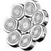 8D Head Shaver Replacement Heads Universal Shaver Replacement Blades for Men Compatible with Electric Head Shavers and Rotary Razors Easy to Install Beard Trimmer Accessories Wet and Dry Use - Buy Online on GoSupps.com