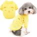 Zweitea dogs winter coats for small dog puppies sweater sweaters clothing soft warm dog jackets pet cold weather clothing coat for chihuahua yorkie yellow xxl xxl yellow