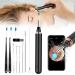 Ear Wax Removal Endoscope Earwax Remover Tool Ear Camera with 14pcs Ear Pick Tools 1080P HD Wireless Otoscope Ear Cleaner Silicone Ear Wax Cleaning Kit for iOS & Android Phones Tablets