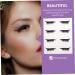 Beatifufu 4 pairs Reusable Liners Eyeliner Face Eyelashes Up Strip Tape Glitter Supplies Make Adhesive Shiny 4x1.5cm Purple - Buy Online on GoSupps.com