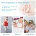 ERSANLI Children's Gel Toe Separator & Bunion Corrector - White, 2 Pcs - Buy Online on GoSupps.com