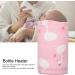 USB Baby Bottle Warmer Bag - Portable Milk Heating Heater Keeper - Pink Swan Design - for Infant Feeding & Outdoor Travel - Buy Online on GoSupps.com